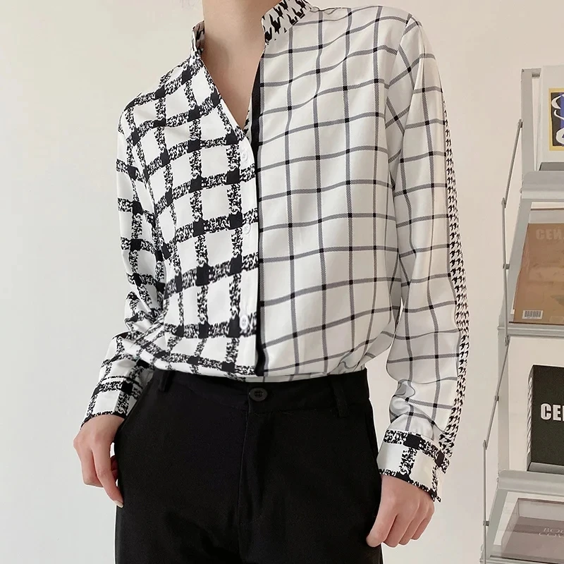 Za 2021 Women Vintage Houndstooth Plaid Patchwork Print Smock Blouse Office Lady Stand Collar Shirts Chic Blusas Femininas Tops
Za 2021 Women Vintage Houndstooth Plaid Patchwork Print Smock Blouse Office Lady Stand Collar Shirts Chic Blusas Femininas Tops
