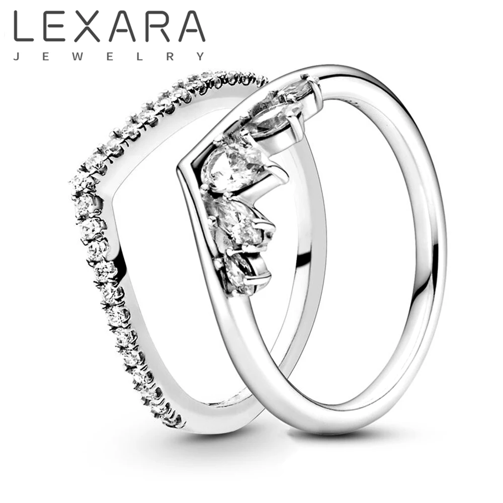 LEXARA 2021 New Sparkling Pear Wishbone Wedding Ring For Woman Luxury Fine Brand Design Stackable Bridal Band Statement Jewelry
LEXARA 2021 New Sparkling Pear Wishbone Wedding Ring For Woman Luxury Fine Brand Design Stackable Bridal Band Statement Jewelry