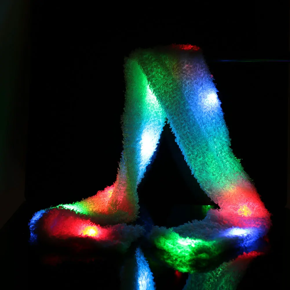 Cool Flash light Scarf Christmas Halloween Light Wool LED Funny LED Scarf
Cool Flash light Scarf Christmas Halloween Light Wool LED Funny LED Scarf