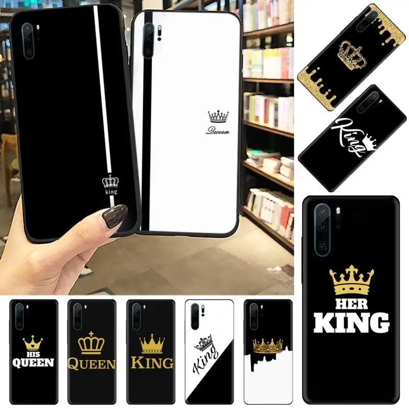 King Queen Crown Phone Case For Huawei P20 P30 P40 lite Pro P Smart y7 2019 mate 20 nova 3 mate 20
King Queen Crown Phone Case For Huawei P20 P30 P40 lite Pro P Smart y7 2019 mate 20 nova 3 mate 20