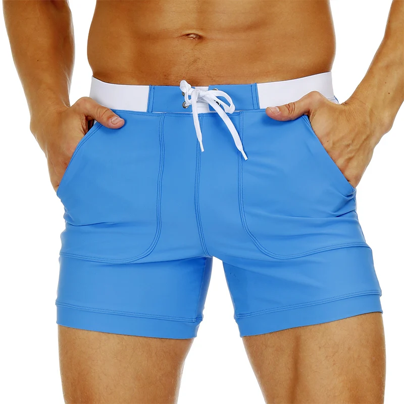 Heavywood Summer Men's Quick Drying Swimming Trunks Pocket Elastic Waist Swim Briefs Beach Swimwear Shorts Male Surf Board Pants
Heavywood Summer Men's Quick Drying Swimming Trunks Pocket Elastic Waist Swim Briefs Beach Swimwear Shorts Male Surf Board Pants