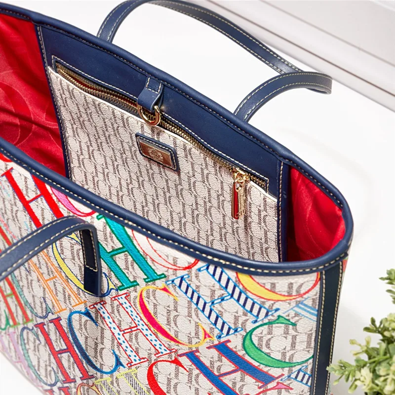 100% Genuine Leather Women's Large Handbag Casual CH Letter Printed Shoulder Bag Luxury Brand Designer Wallet and Handbag Bolsa
100% Genuine Leather Women's Large Handbag Casual CH Letter Printed Shoulder Bag Luxury Brand Designer Wallet and Handbag Bolsa