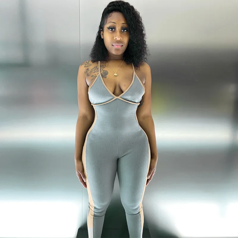 2020 New Fashion Female Jumpsuit Deep V-Neck Sleeveless Playsuits Romper Yoga Pants for Women Red/Green/Blue
2020 New Fashion Female Jumpsuit Deep V-Neck Sleeveless Playsuits Romper Yoga Pants for Women Red/Green/Blue