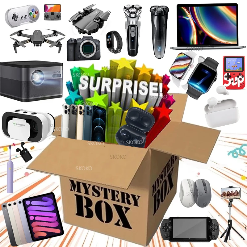 2022 Most Popular Lucky Mystery Box 100% Surprise Blind Box Gift Electronics Precious Digital Cameras Novelty Christmas Gifts
2022 Most Popular Lucky Mystery Box 100% Surprise Blind Box Gift Electronics Precious Digital Cameras Novelty Christmas Gifts