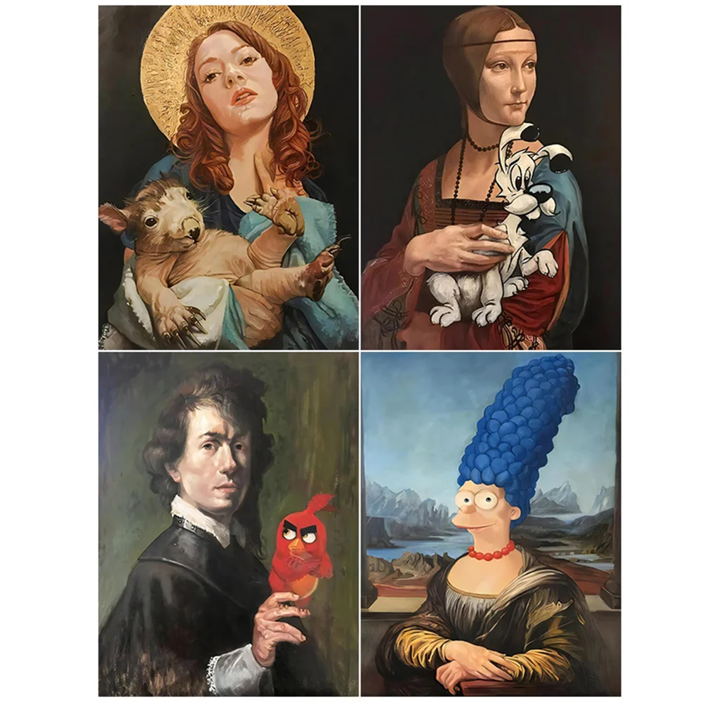 People holding animals DIY Paintings By Numbers Portrait Oil Painting On Canvas Decor For Home Giftware Frameless Drawing Set
People holding animals DIY Paintings By Numbers Portrait Oil Painting On Canvas Decor For Home Giftware Frameless Drawing Set