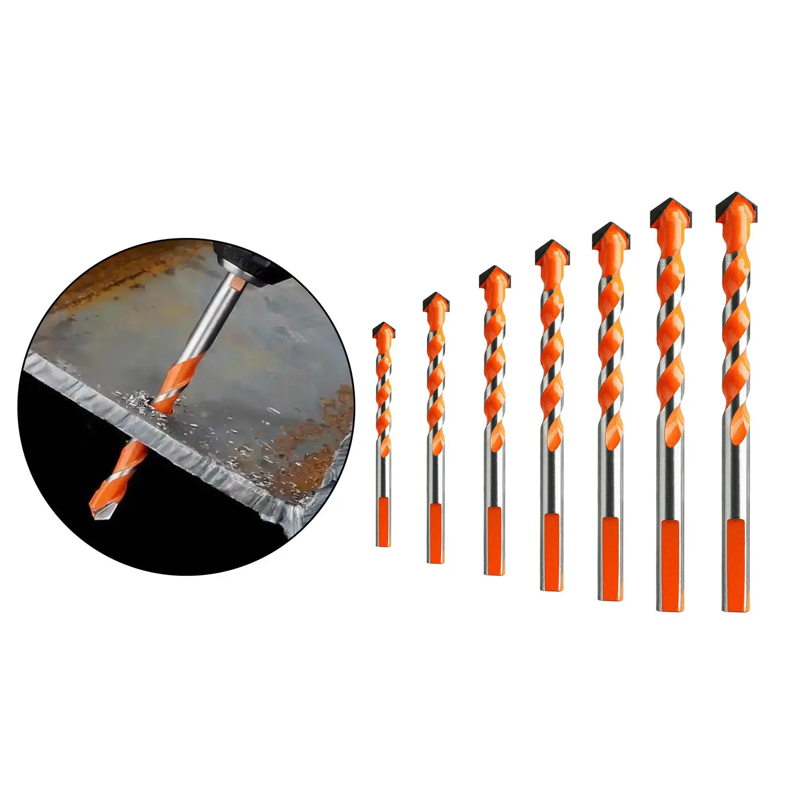 Multifunctional Ultimate Drill Bits,Ceramic Glass Punching Hole Working 3-12mm,7pcs Electric Screwdriver Drill Wind Bit New
Multifunctional Ultimate Drill Bits,Ceramic Glass Punching Hole Working 3-12mm,7pcs Electric Screwdriver Drill Wind Bit New