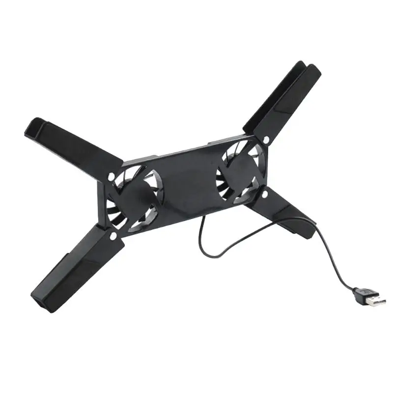 Folding USB Dual Fan Cooler Rotatable Cooling Pad Stand For PC Computer Laptop Notebook Macbook
Folding USB Dual Fan Cooler Rotatable Cooling Pad Stand For PC Computer Laptop Notebook Macbook