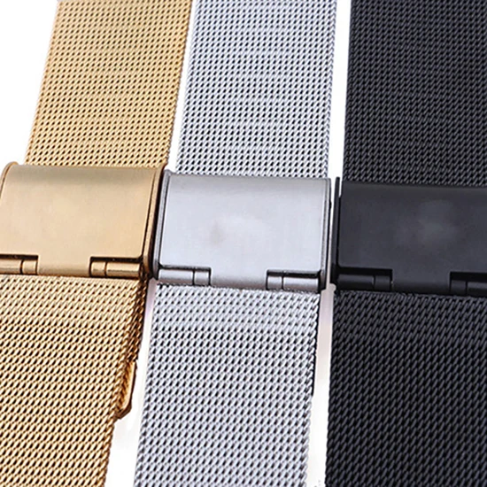 Stainless Steel Bracelet Strap Wrist Watch Mesh Replacement Band 18 20 22 24 mm For Apple Watch Iwatch accessories
Stainless Steel Bracelet Strap Wrist Watch Mesh Replacement Band 18 20 22 24 mm For Apple Watch Iwatch accessories