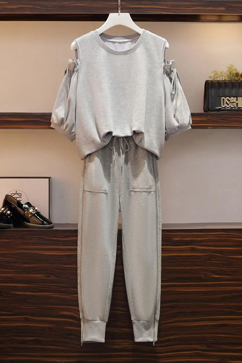 ICHOIX Cute Girl Pants Set Women 2 Piece Set Off-shoulder Tops Tracksuit Set Women Work Out Set Korean 2 Piece Outfits Autumn
ICHOIX Cute Girl Pants Set Women 2 Piece Set Off-shoulder Tops Tracksuit Set Women Work Out Set Korean 2 Piece Outfits Autumn