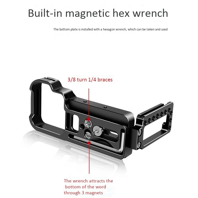 Dedicated L-Bracket Plate for Panasonic Gh4 Gh5 Gh5S Camera Cage L Plate Vertical Slr Quick Release Plate
Dedicated L-Bracket Plate for Panasonic Gh4 Gh5 Gh5S Camera Cage L Plate Vertical Slr Quick Release Plate
