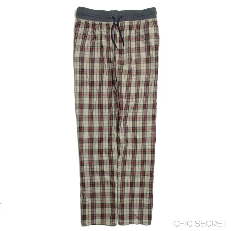 Thin yarn-dyed plaid pants Men Oversized trousers cotton spring and summer woven Sleep download
Thin yarn-dyed plaid pants Men Oversized trousers cotton spring and summer woven Sleep download