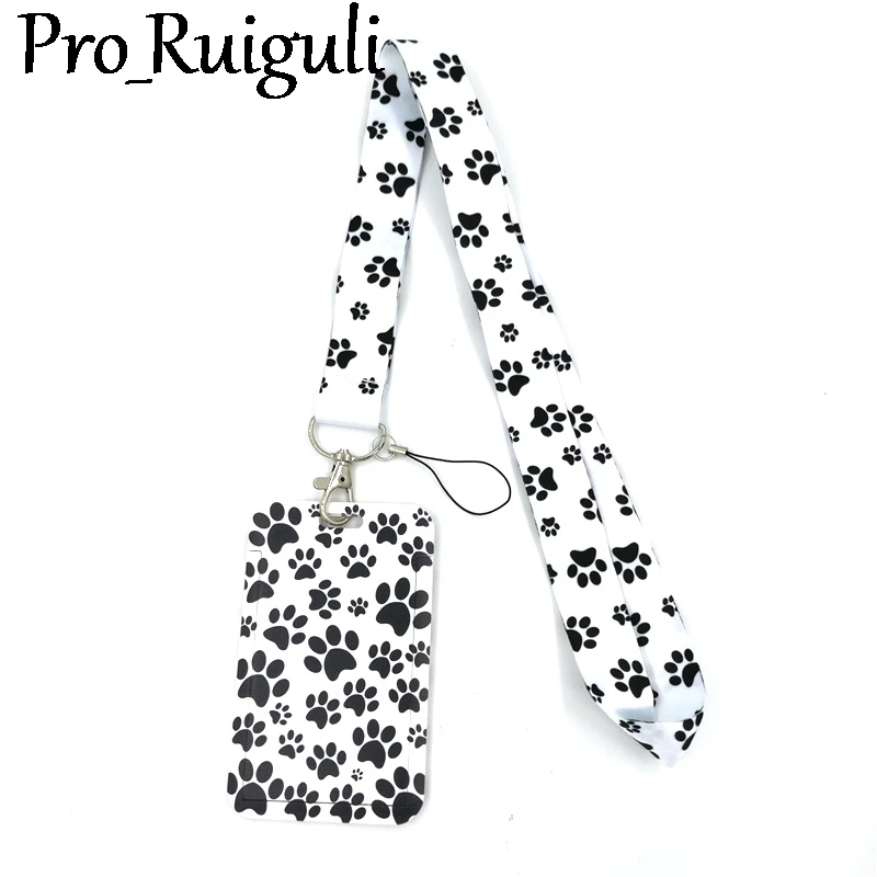 Dog Paws Fashion Lanyard ID Badge Holder Bus Pass Case Cover Slip Bank Credit Card Holder Strap Card Holder
Dog Paws Fashion Lanyard ID Badge Holder Bus Pass Case Cover Slip Bank Credit Card Holder Strap Card Holder