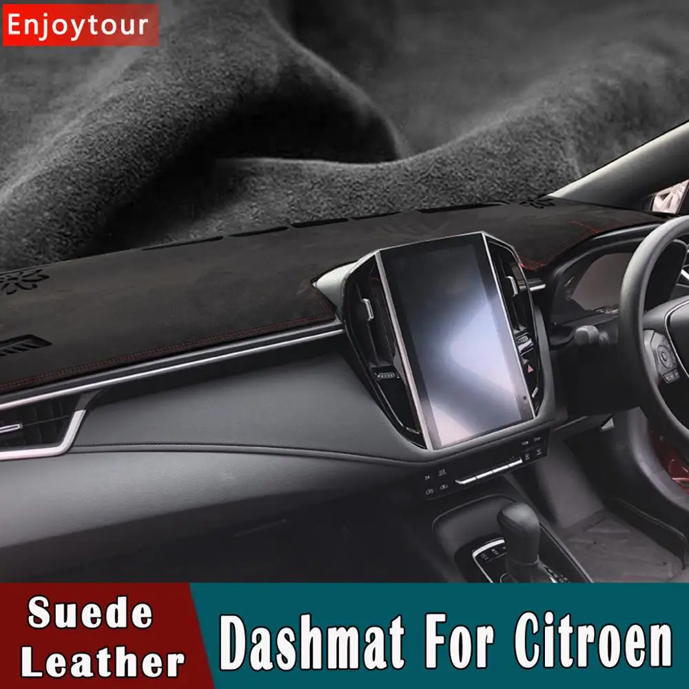 Suede Leather Dashmat Dashboard Cover Dash Mat for Citroen C4L C5 AIRCROSS C-Elysee C-Triomphe C4L DS3 DS4 DS5LS DS6 C3-XR RHD
Suede Leather Dashmat Dashboard Cover Dash Mat for Citroen C4L C5 AIRCROSS C-Elysee C-Triomphe C4L DS3 DS4 DS5LS DS6 C3-XR RHD