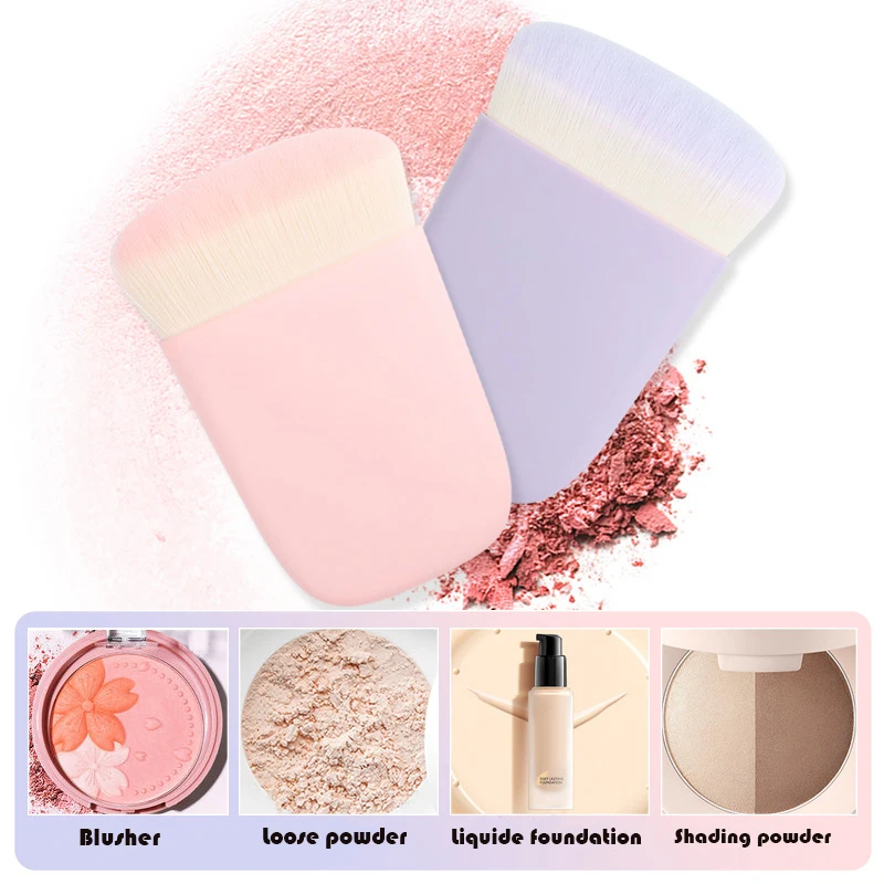 Плоская кисть для тонального крема, румяна, кисть для тонального крема
Плоская кисть для тонального крема, румяна, кисть для тонального крема