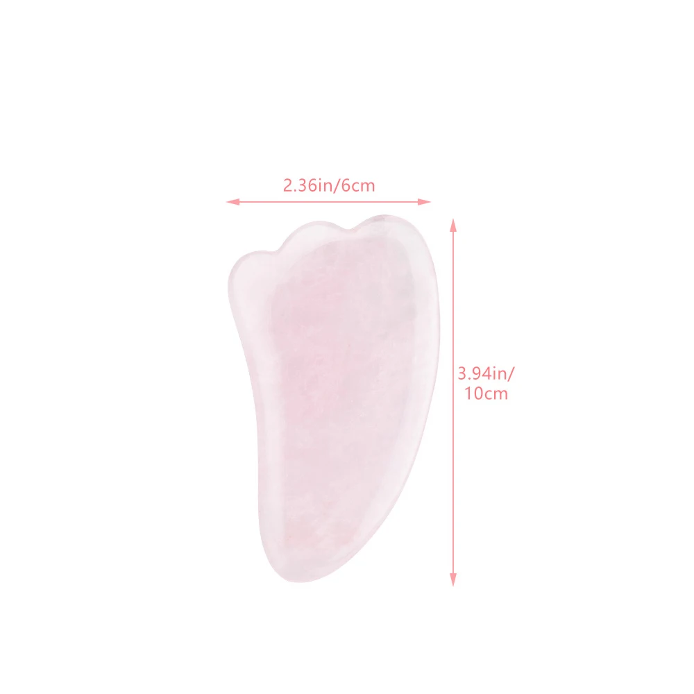 Pink crystal Gua Sha Scraper Board Massage Rose Quartz Jade Guasha Stone For Face Neck Skin Lifting Wrinkle Remover Beauty Care
Pink crystal Gua Sha Scraper Board Massage Rose Quartz Jade Guasha Stone For Face Neck Skin Lifting Wrinkle Remover Beauty Care