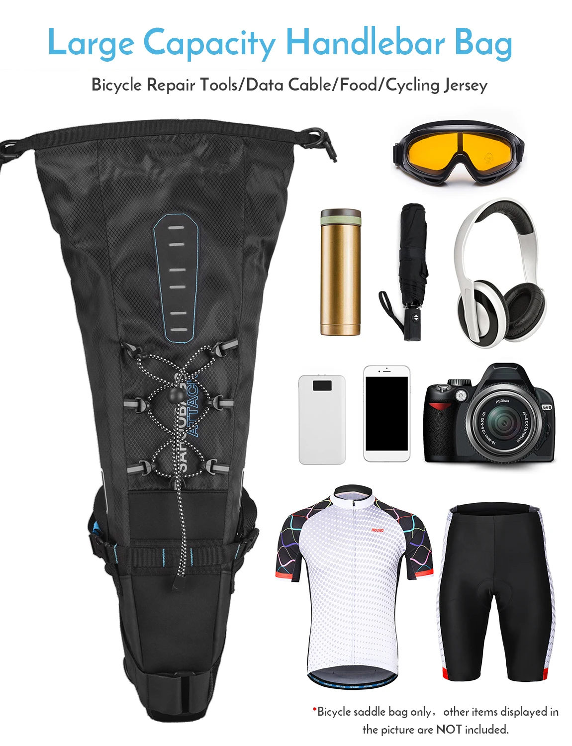 3-10L Large-capacity Waterproof Bike Saddle Bag MTB Mountain Bike Tail Bag Cycling Storage Pack Bicycle Seat Bag
3-10L Large-capacity Waterproof Bike Saddle Bag MTB Mountain Bike Tail Bag Cycling Storage Pack Bicycle Seat Bag