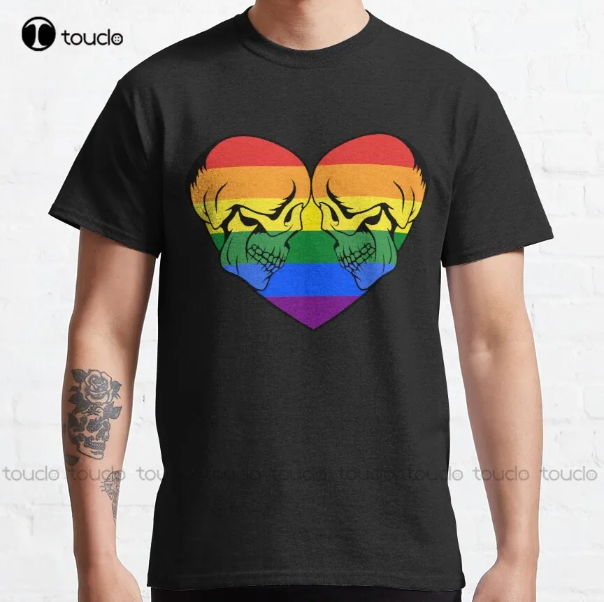 Skull Heart Pride Version Classic T-Shirt Custom Aldult Teen Unisex Digital Printing Tee Shirt Custom Aldult Teen Unisex Xs-5Xl
Skull Heart Pride Version Classic T-Shirt Custom Aldult Teen Unisex Digital Printing Tee Shirt Custom Aldult Teen Unisex Xs-5Xl