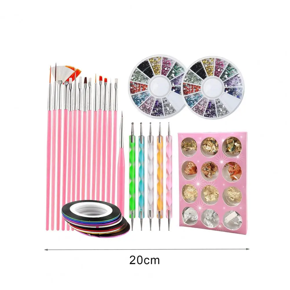 1Set Nail Art Set Exquisite Sturdy Plastic Professional Nail Polishing Tool for Home
1Set Nail Art Set Exquisite Sturdy Plastic Professional Nail Polishing Tool for Home