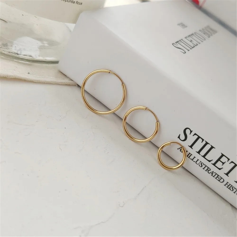American 14K Gold Filled 14K Gold injection color preserving retro simple large earrings round earrings earrings DIY accessories
American 14K Gold Filled 14K Gold injection color preserving retro simple large earrings round earrings earrings DIY accessories