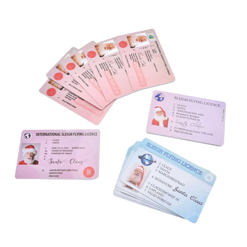 Creative Santa Claus Flight License Christmas Eve Driving Licence Christmas Gifts For Children Kids Christmas Tree Decoration
Creative Santa Claus Flight License Christmas Eve Driving Licence Christmas Gifts For Children Kids Christmas Tree Decoration