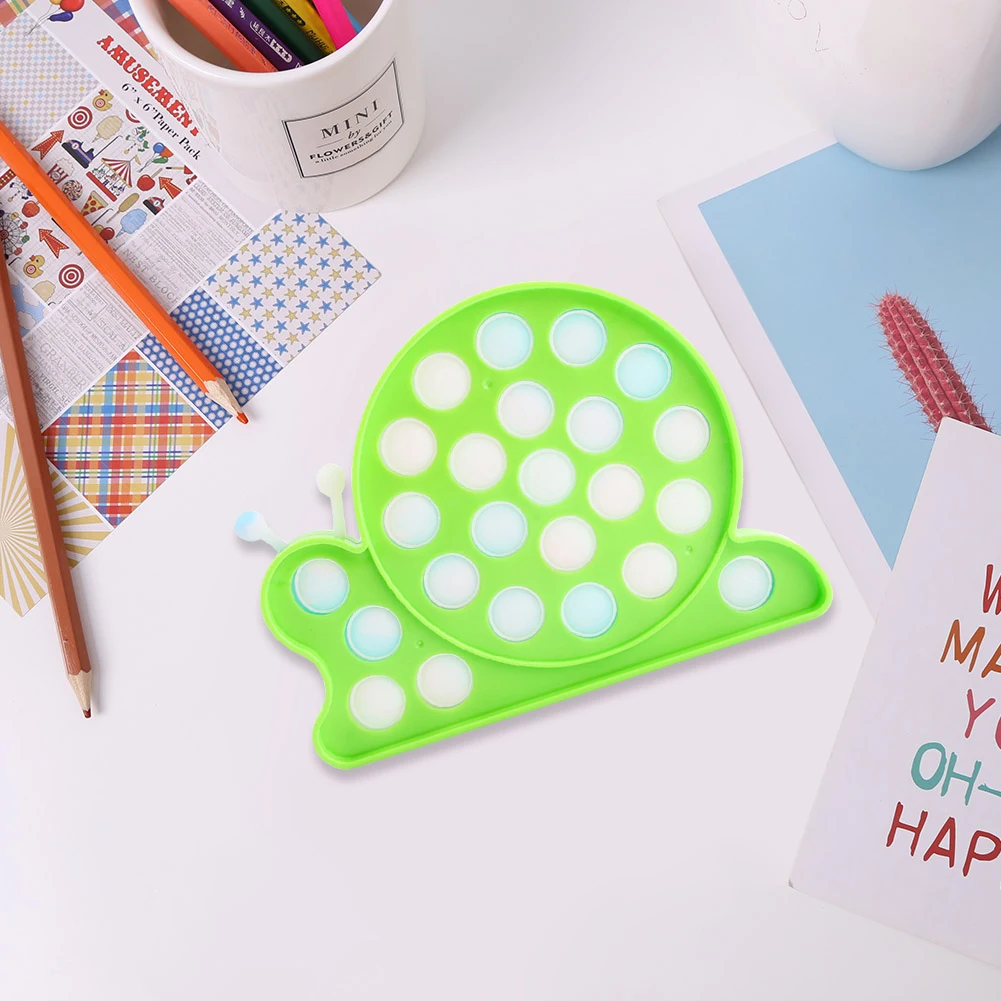 Silicone Simple Dimple Fidget Toy Fingertip Anti-Stress Decompression Crafts Squeeze Game for Adults Children Sensory
Silicone Simple Dimple Fidget Toy Fingertip Anti-Stress Decompression Crafts Squeeze Game for Adults Children Sensory