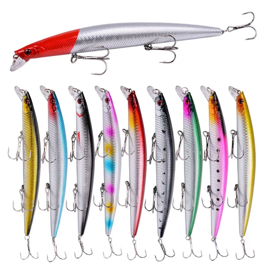 10pcs Big Laser Minnow Fishing Lure Set 180mm / 26g Hard Bait Crankbait Isca Artificiais Pesca Sea Wobbler Baits Free Shipping
10pcs Big Laser Minnow Fishing Lure Set 180mm / 26g Hard Bait Crankbait Isca Artificiais Pesca Sea Wobbler Baits Free Shipping