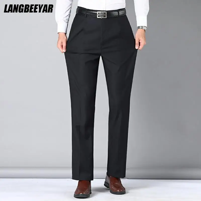 Top Quality New Brand Casual Fashion Regular Fit Long Mens Pants Fashions Straight Business Office Wear Trousers Men Clothing
Top Quality New Brand Casual Fashion Regular Fit Long Mens Pants Fashions Straight Business Office Wear Trousers Men Clothing