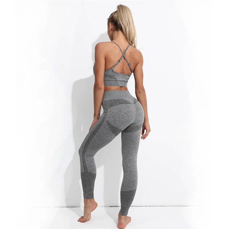 2/3 PCS Seamless Yoga Set Fitness Women Long Sleeve Crop Top Gym Clothing Push Up High Waist Pants Workout Leggings Running Suit
2/3 PCS Seamless Yoga Set Fitness Women Long Sleeve Crop Top Gym Clothing Push Up High Waist Pants Workout Leggings Running Suit