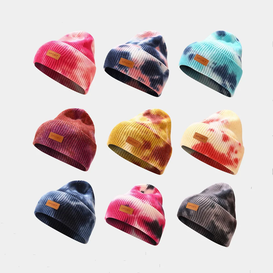 Tie Dyed Knitted Hat New Warm Hat in Autumn and Winter Trend Cap Hats for Girls Men's Caps Skullies Beanies Women's Boy
Tie Dyed Knitted Hat New Warm Hat in Autumn and Winter Trend Cap Hats for Girls Men's Caps Skullies Beanies Women's Boy
