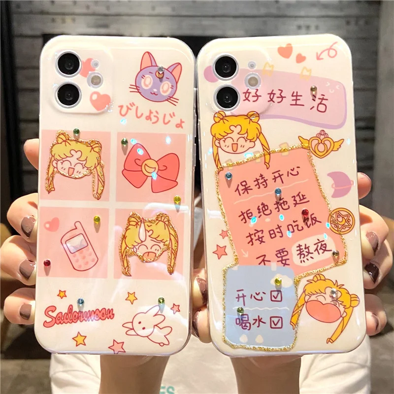 Чехол BANDAI с аниме Сейлор Мун для iPhone 11, 12 PRO Max, X, XR, XS, 7, 8 P, чехол для телефона с изображением голубого излучения для девочек, оптовая продажа
Чехол BANDAI с аниме Сейлор Мун для iPhone 11, 12 PRO Max, X, XR, XS, 7, 8 P, чехол для телефона с изображением голубого излучения для девочек, оптовая продажа