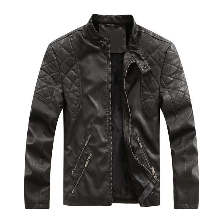 2020 New Leather Jacket Men Winter Fleece Casual Motorcycle Jackets Autumn Male PU Coat Mens Brand Clothing
2020 New Leather Jacket Men Winter Fleece Casual Motorcycle Jackets Autumn Male PU Coat Mens Brand Clothing