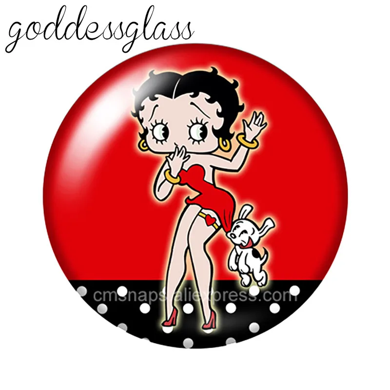 Cute Girl Betty Boop Lady 10pcs mixed 12mm/18mm/20mm/25mm Round photo glass cabochon flat back Necklace Making findings
Cute Girl Betty Boop Lady 10pcs mixed 12mm/18mm/20mm/25mm Round photo glass cabochon flat back Necklace Making findings