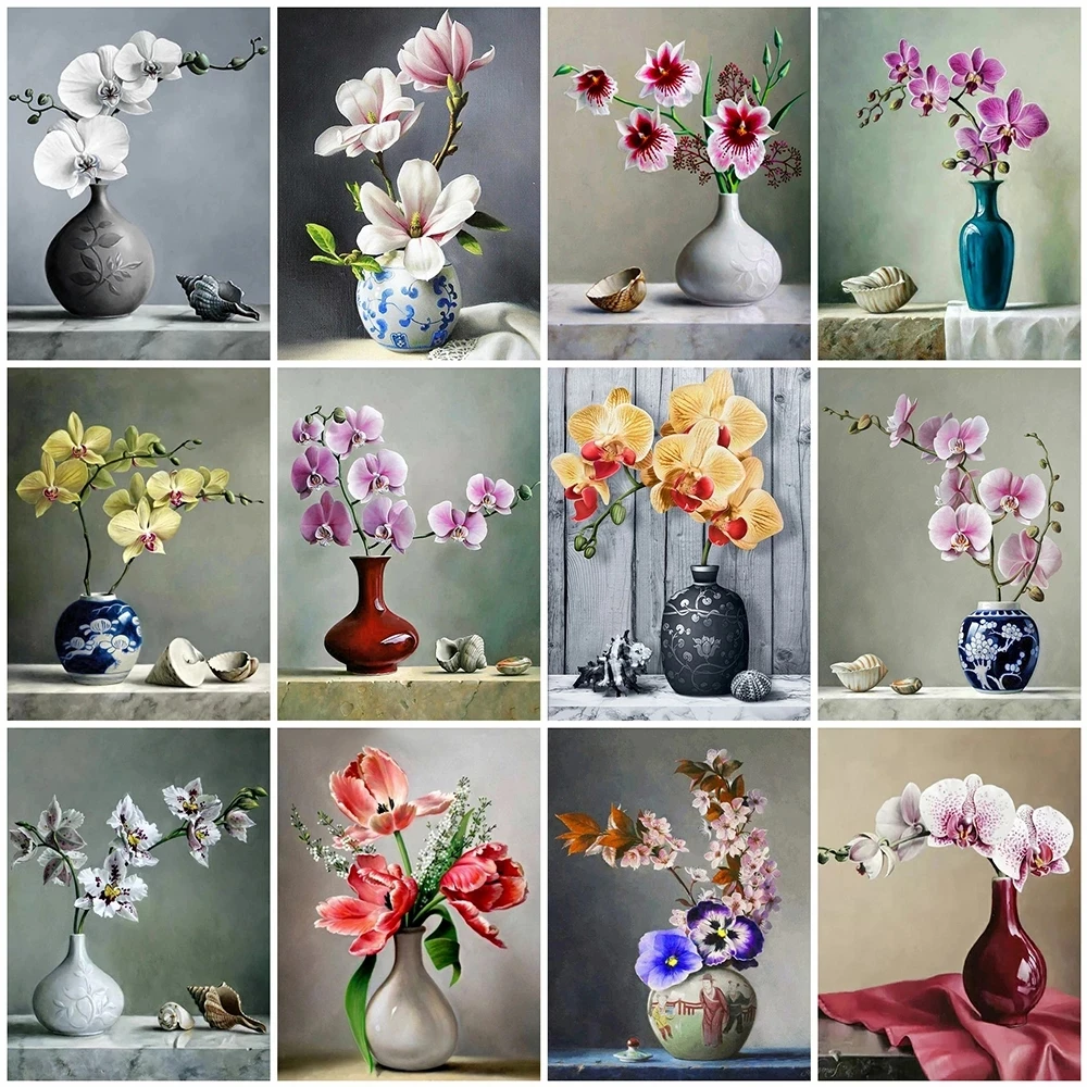 5D Diy Diamond Painting Orchid Full Diamond Rhinestone Picture Flower Diamond Embroidery Vase Cross Stitch Wall Decor Art
5D Diy Diamond Painting Orchid Full Diamond Rhinestone Picture Flower Diamond Embroidery Vase Cross Stitch Wall Decor Art