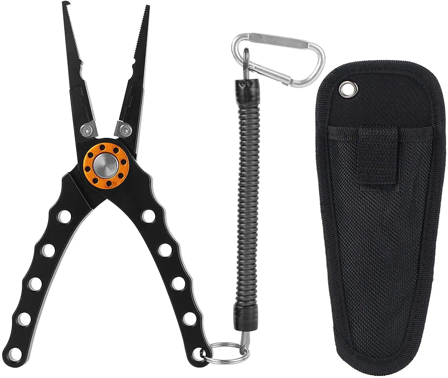 Fishing Pliers Aluminum Alloy Fishing Tools Line Cutter Multifunctional Knot Scissors Hook Remover 150g High Quality Equipment
Fishing Pliers Aluminum Alloy Fishing Tools Line Cutter Multifunctional Knot Scissors Hook Remover 150g High Quality Equipment