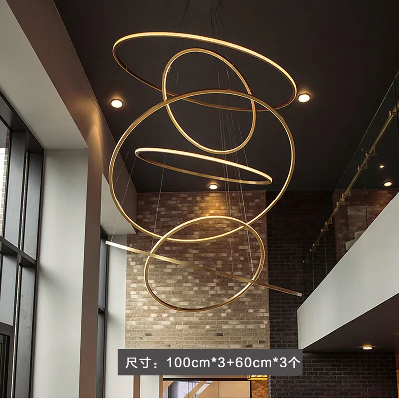 Modern Design Gold Housing minimalist round pendant light designer hanging light suspension gold circle ring lamp led villa home
Modern Design Gold Housing minimalist round pendant light designer hanging light suspension gold circle ring lamp led villa home