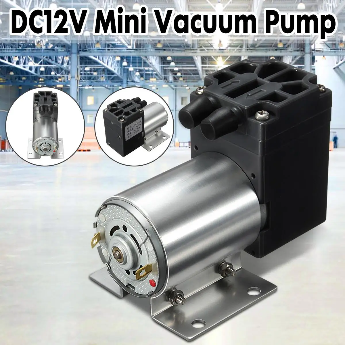 WOLIKE 65-120Kpa DC12V 6W Micro Vacuum Pump Negative Pressure Suction Pump w/Holder for Gas Analysis Sampling iInstrumentation
WOLIKE 65-120Kpa DC12V 6W Micro Vacuum Pump Negative Pressure Suction Pump w/Holder for Gas Analysis Sampling iInstrumentation