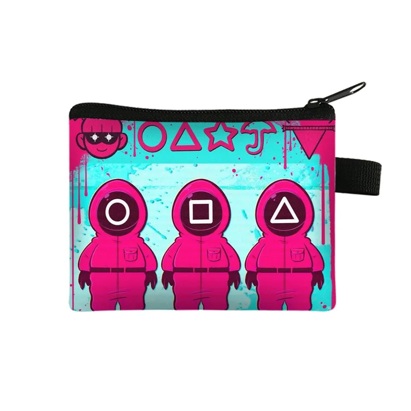Squid Game Wallet Korean TV Series 456 Mask Man 3D Print Mini Wallet Girls Boys Portable Coin Purse Key Money Storage Bag Pouch
Squid Game Wallet Korean TV Series 456 Mask Man 3D Print Mini Wallet Girls Boys Portable Coin Purse Key Money Storage Bag Pouch