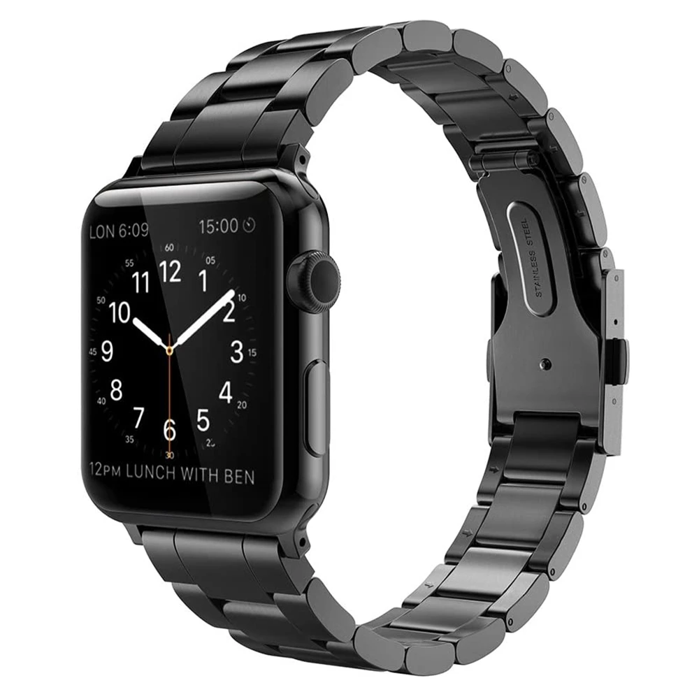 Replacement Band for Apple Watch 44mm 42mm Series 5 4 strap for iwatch bands 3 2 Stainless Steel Slim bracelet 38mm 40mm correa
Replacement Band for Apple Watch 44mm 42mm Series 5 4 strap for iwatch bands 3 2 Stainless Steel Slim bracelet 38mm 40mm correa