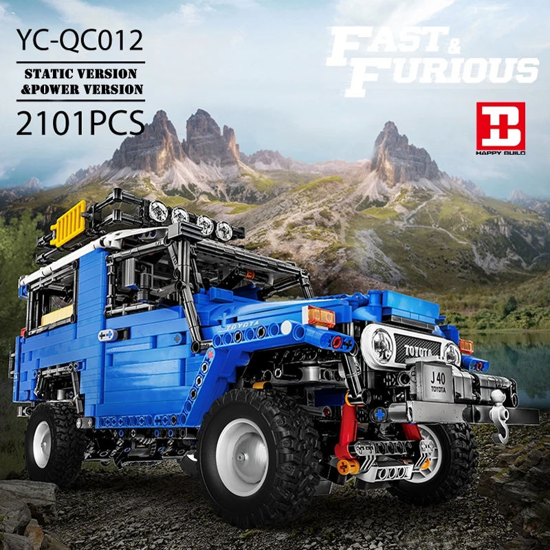 Конструктор Toyota Fj40 Cruiser с дистанционным управлением, классический грузовик, 2087 деталей, строительные блоки, подарки для детей, игрушки для в...
Конструктор Toyota Fj40 Cruiser с дистанционным управлением, классический грузовик, 2087 деталей, строительные блоки, подарки для детей, игрушки для в...