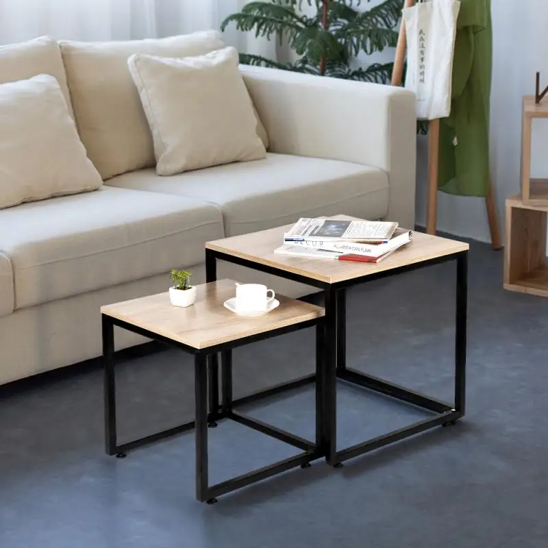 Nesting Table Wooden Metal Frame Modern Industrial Style Detachable High Quality Coffee TableLiving Room Tea Table HWC
Nesting Table Wooden Metal Frame Modern Industrial Style Detachable High Quality Coffee TableLiving Room Tea Table HWC