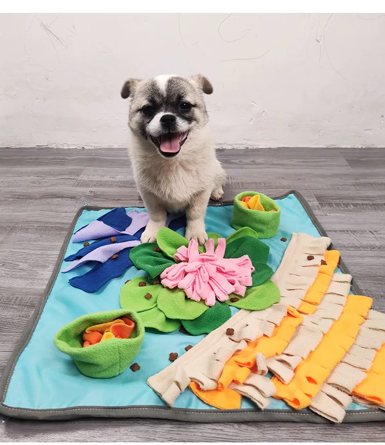 Dog Puzzle Toys Pet Interactive Sniffing Mat Dogs Snuffle Mat Slow Feeder Pad For Encourage Foraging Skills Sniffing Soft Mat 
Dog Puzzle Toys Pet Interactive Sniffing Mat Dogs Snuffle Mat Slow Feeder Pad For Encourage Foraging Skills Sniffing Soft Mat