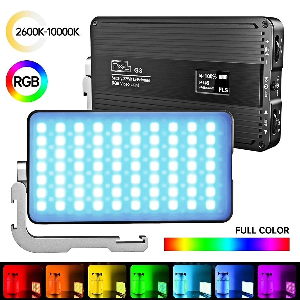 G3 Pocket Fill Light Soft Light Cross-border Colorful Live Camera Mobile Phone Video Mini Photography Light
G3 Pocket Fill Light Soft Light Cross-border Colorful Live Camera Mobile Phone Video Mini Photography Light
