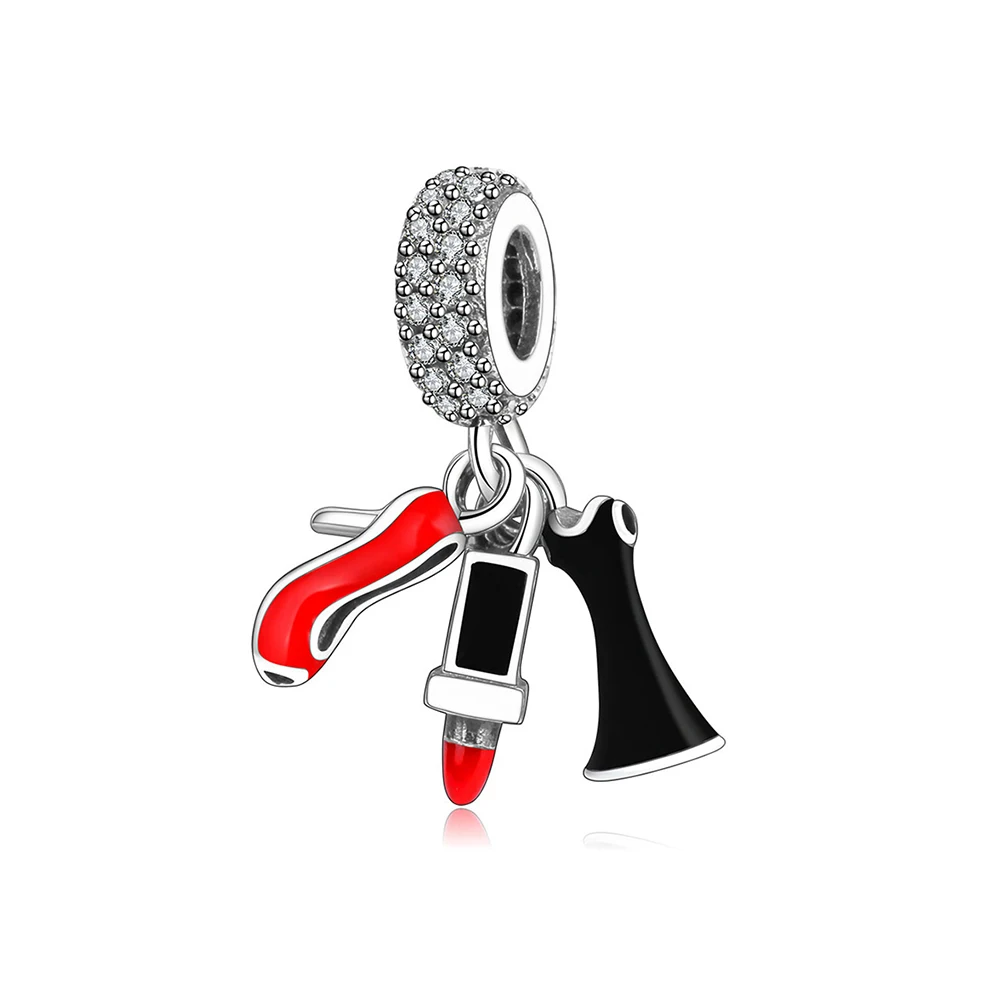 Fit Original Pandora Charm Bracelet Bangle 925 Sterling Silver Bead Charm Enamel Lipstick Shoe Skirt Bead DIY Jewelry Berloque
Fit Original Pandora Charm Bracelet Bangle 925 Sterling Silver Bead Charm Enamel Lipstick Shoe Skirt Bead DIY Jewelry Berloque