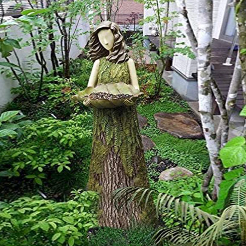 Sherwood Fern Fairy Tale Angel Girl Statue And Bird Feeder Resin Decoration Outdoor Garden Statue Super Cute Craft Decorati Pak5
Sherwood Fern Fairy Tale Angel Girl Statue And Bird Feeder Resin Decoration Outdoor Garden Statue Super Cute Craft Decorati Pak5