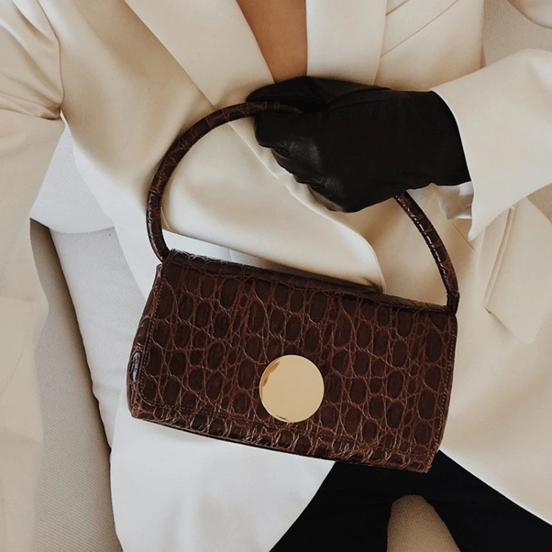 Vintage Shoulder Bags Women Leather Handbags Luxury OL Commuter Underarm Bag Small Square Bag Women Fashion Bags 2020
Vintage Shoulder Bags Women Leather Handbags Luxury OL Commuter Underarm Bag Small Square Bag Women Fashion Bags 2020