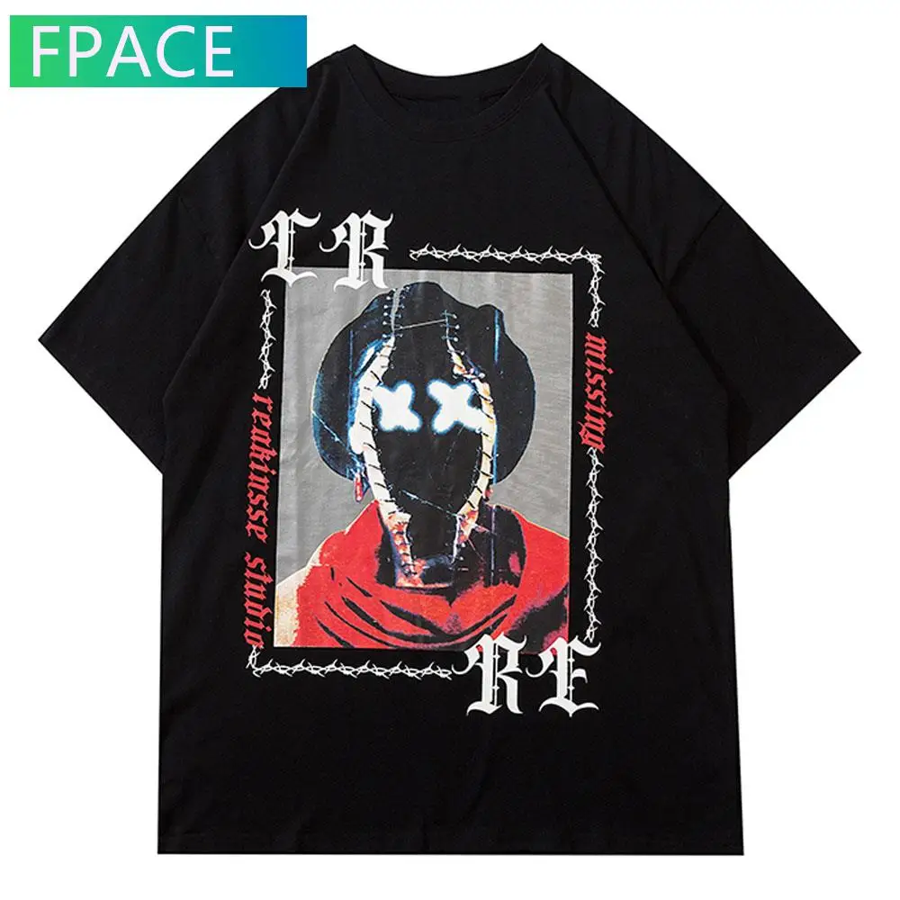FPACE Tshirts Streetwear Hip Hop Graffiti Poster Print Short Sleeve Tees Shirts Summer Harajuku Fashion Casual Cotton Tops
FPACE Tshirts Streetwear Hip Hop Graffiti Poster Print Short Sleeve Tees Shirts Summer Harajuku Fashion Casual Cotton Tops