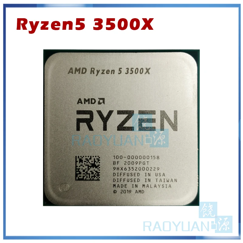 Процессор AMD Ryzen 5 3500X R5 3500X 3,6 ГГц шестиядерный шестипоточный процессор 7 нм 65 Вт L3 = 32M 100-000000158 разъем AM4
Процессор AMD Ryzen 5 3500X R5 3500X 3,6 ГГц шестиядерный шестипоточный процессор 7 нм 65 Вт L3 = 32M 100-000000158 разъем AM4