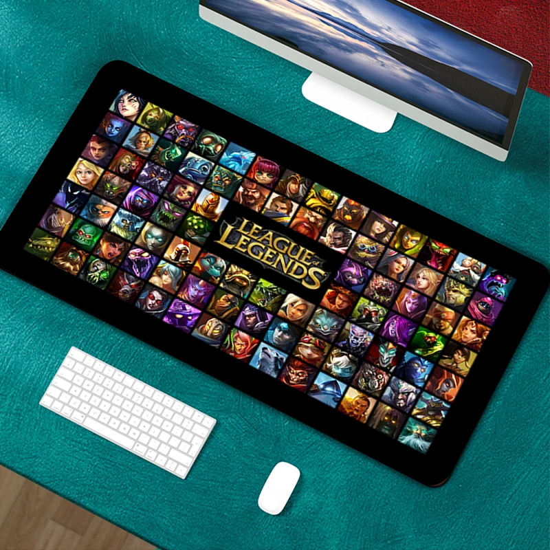League of Legends Gaming MousePad Large Locking Edge Speed Game Gamer Mouse Pad Soft Laptop Notebook Mat for CSGO pc accessories
League of Legends Gaming MousePad Large Locking Edge Speed Game Gamer Mouse Pad Soft Laptop Notebook Mat for CSGO pc accessories