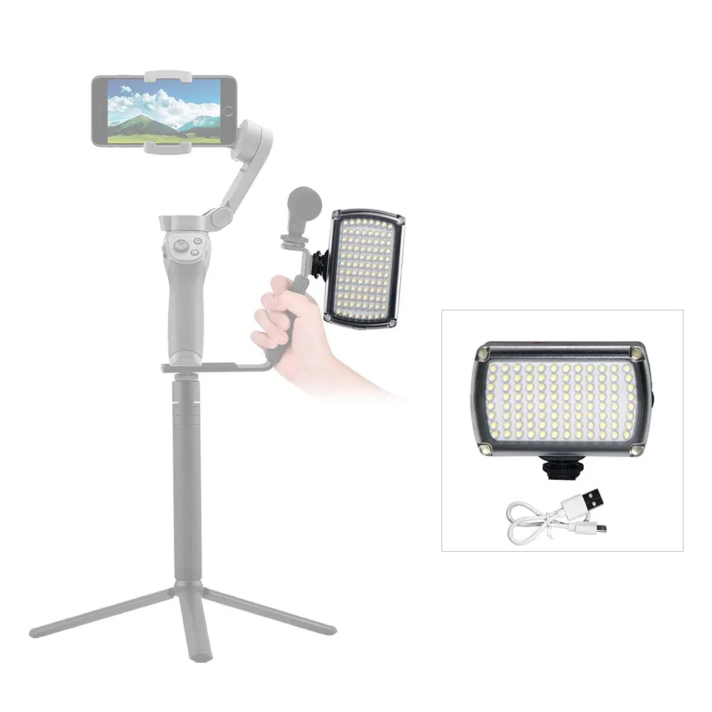 High Quality Fill Light 96pcs High-Brightness LED Lamp Beads 10W Led Fill Light Fit For Osmo Zhiyun Feiyu Gopro
High Quality Fill Light 96pcs High-Brightness LED Lamp Beads 10W Led Fill Light Fit For Osmo Zhiyun Feiyu Gopro