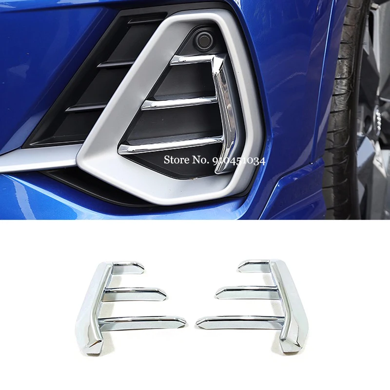 ABS Chrome For Audi Q3 2019 2020 Accessories Car front fog lampshade cover frame Cover Trim Sticker Car Styling 2pcs
ABS Chrome For Audi Q3 2019 2020 Accessories Car front fog lampshade cover frame Cover Trim Sticker Car Styling 2pcs
